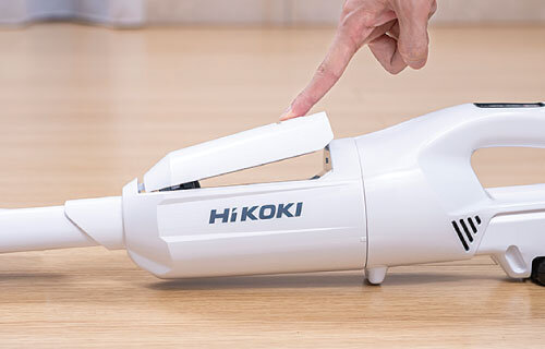 紙パックをつけないとフタが閉まらないため、紙パックのつけ忘れを防止しできます。